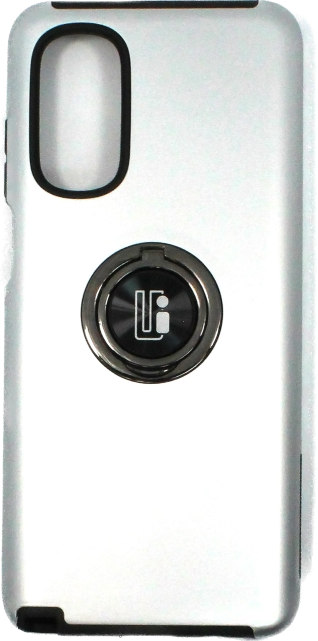 UI Bumper Case w/ Ring for Motorola G Stylus 5G 2022 Silver