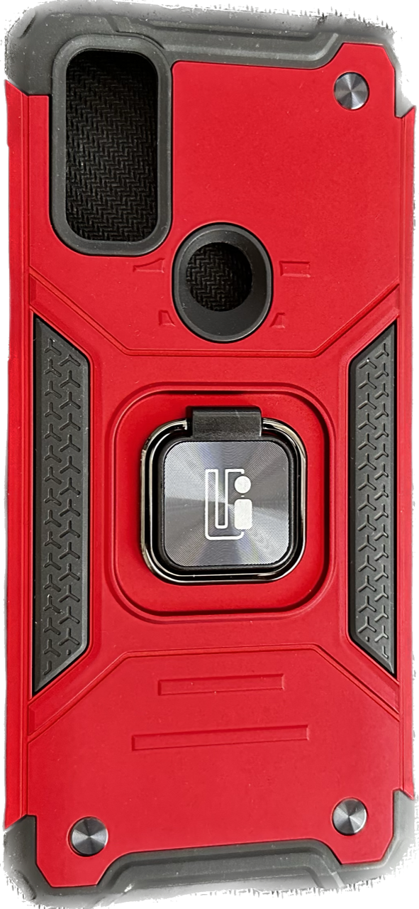 UI Kickstand Armor Case for Motorola G Play 2023 Red