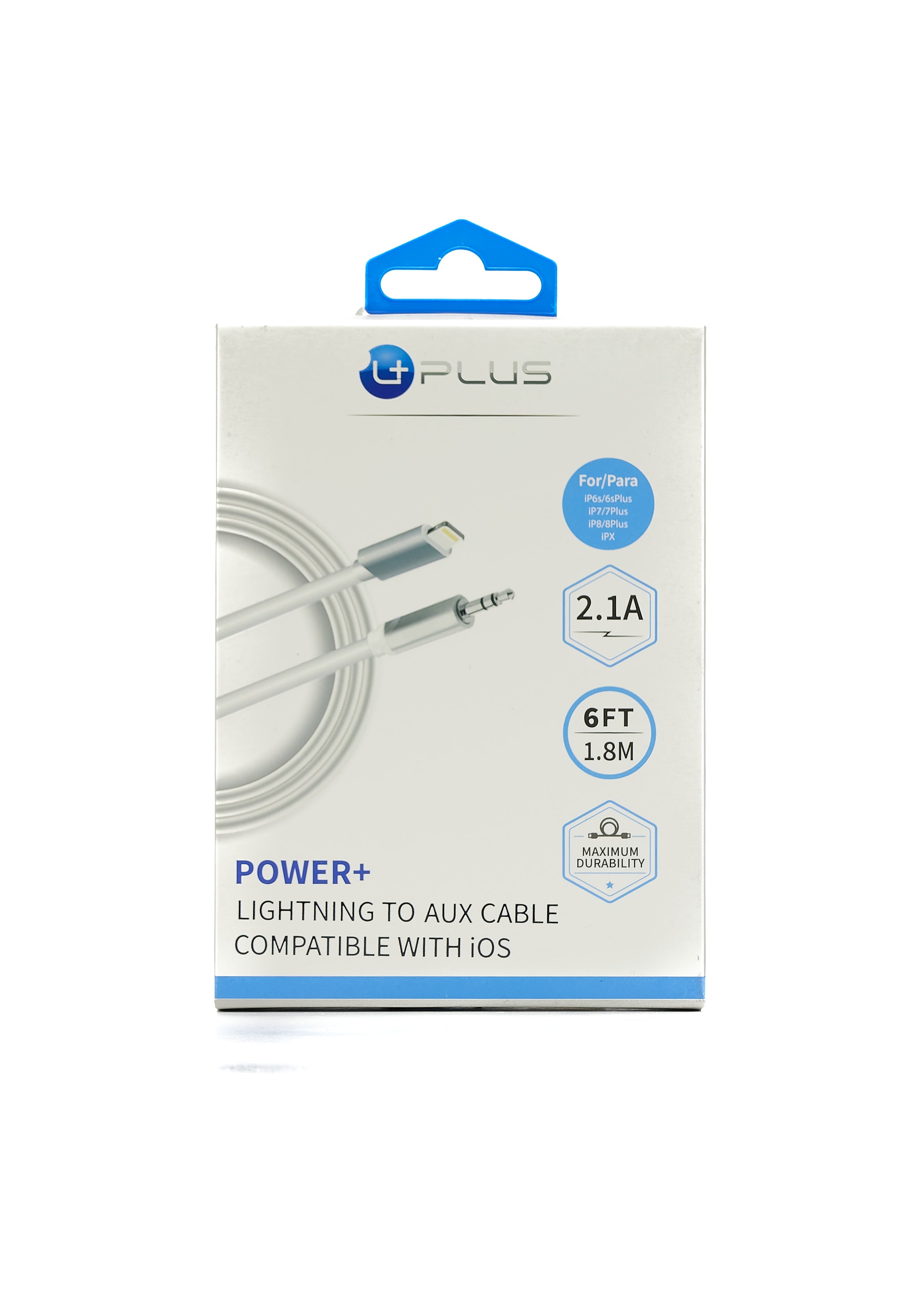 U PLUS Power+ Lightning to Aux Cable