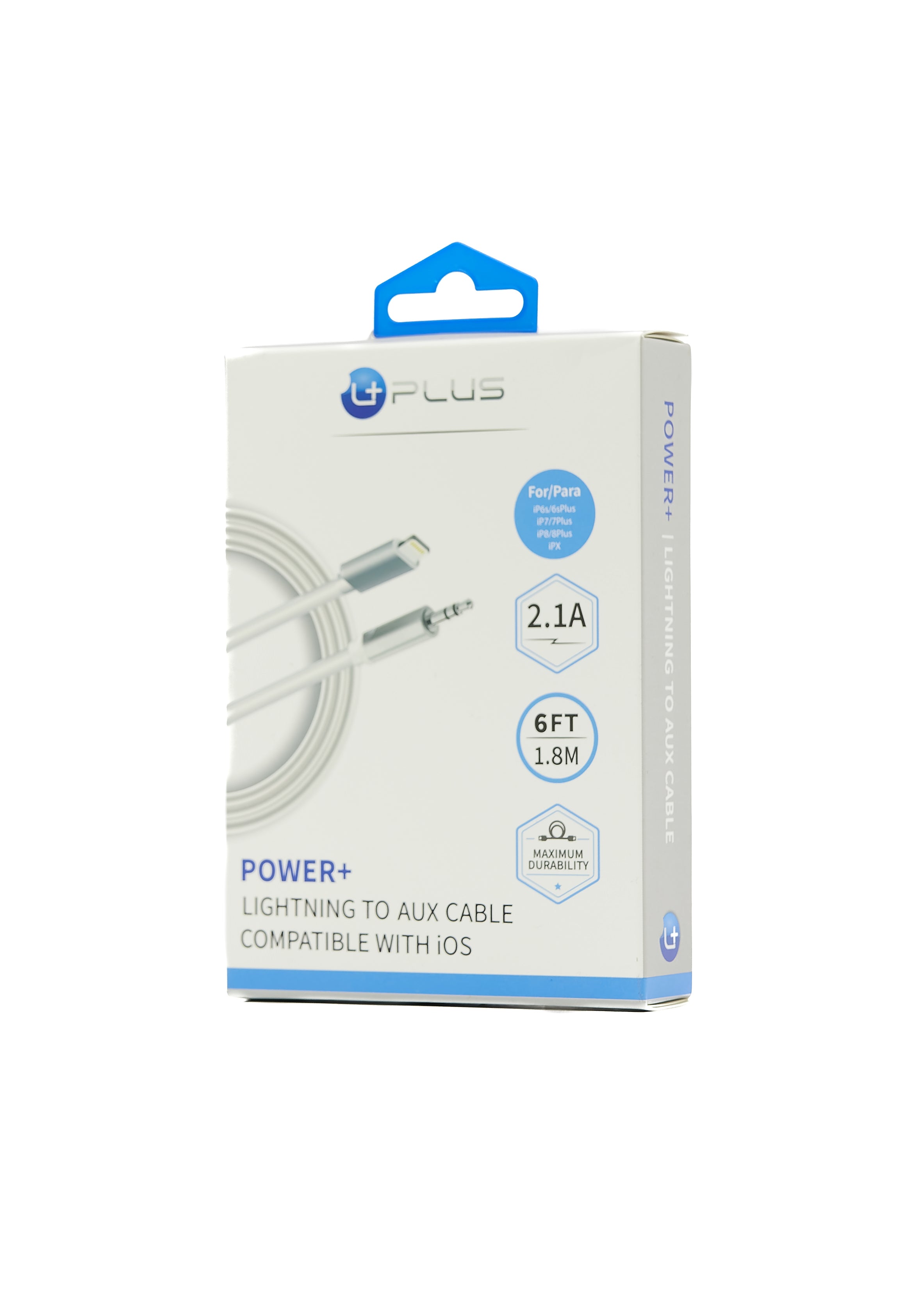 U PLUS Power+ Lightning to Aux Cable