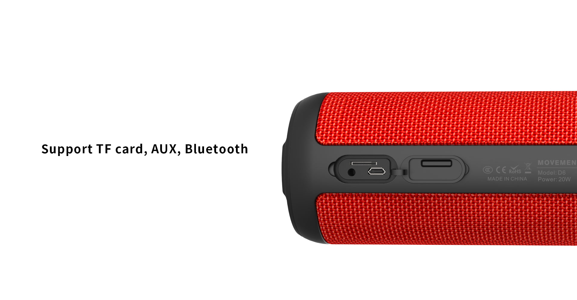 W-King 20W Bluetooth Portable Wireless Speakers | D6