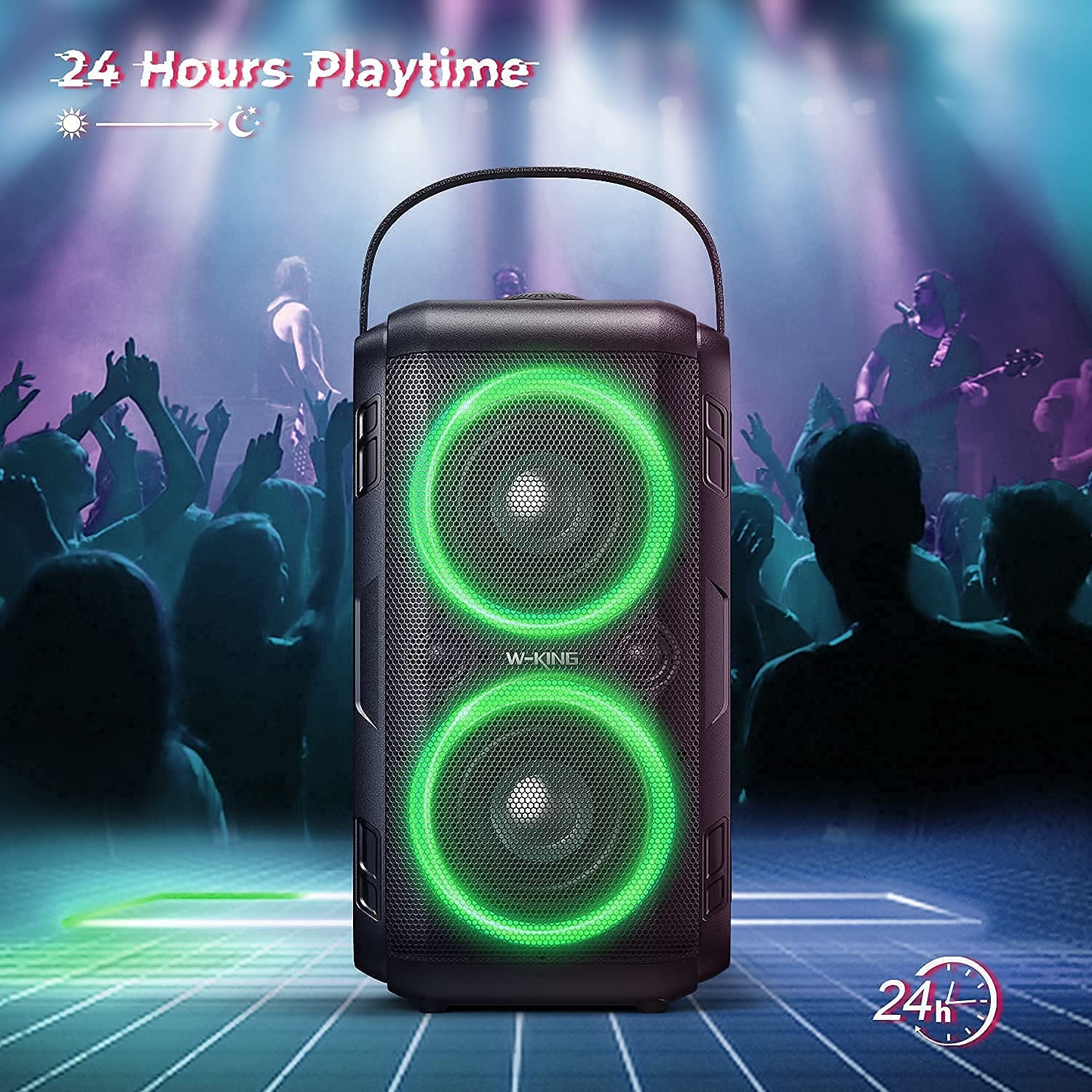 W-KING 80W Super Punchy Bass Portable Wireless Speakers | T9